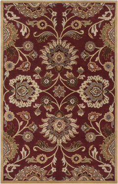 Conesus Red 1061 Hand Tufted Wool Rug - Ornate Home