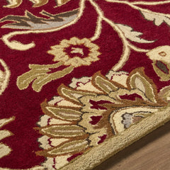 Conesus Red 1061 Hand Tufted Wool Rug - Ornate Home