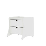Coney 2-Piece Dresser and Nightstand in White - Ornate Home