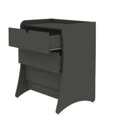 Coney 3-Piece Dresser and 2 Nightstands in Grey - Ornate Home