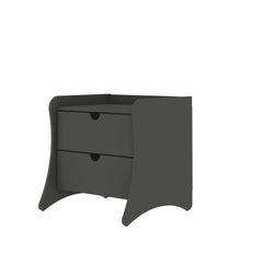 Coney 3-Piece Dresser and 2 Nightstands in Grey - Ornate Home
