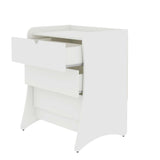 Coney 3-Piece Dresser and 2 Nightstands in White - Ornate Home