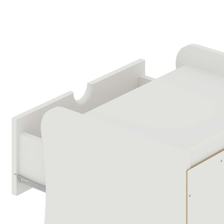 Coney 3-Piece Dresser and 2 Nightstands in White - Ornate Home