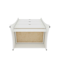 Coney 3-Piece Dresser and 2 Nightstands in White - Ornate Home