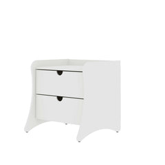 Coney 3-Piece Dresser and 2 Nightstands in White - Ornate Home