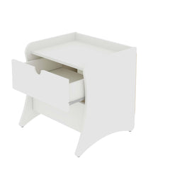 Coney 3-Piece Dresser and 2 Nightstands in White - Ornate Home