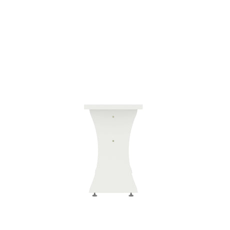 Coney Dining Bench in White (set of 2) - Ornate Home