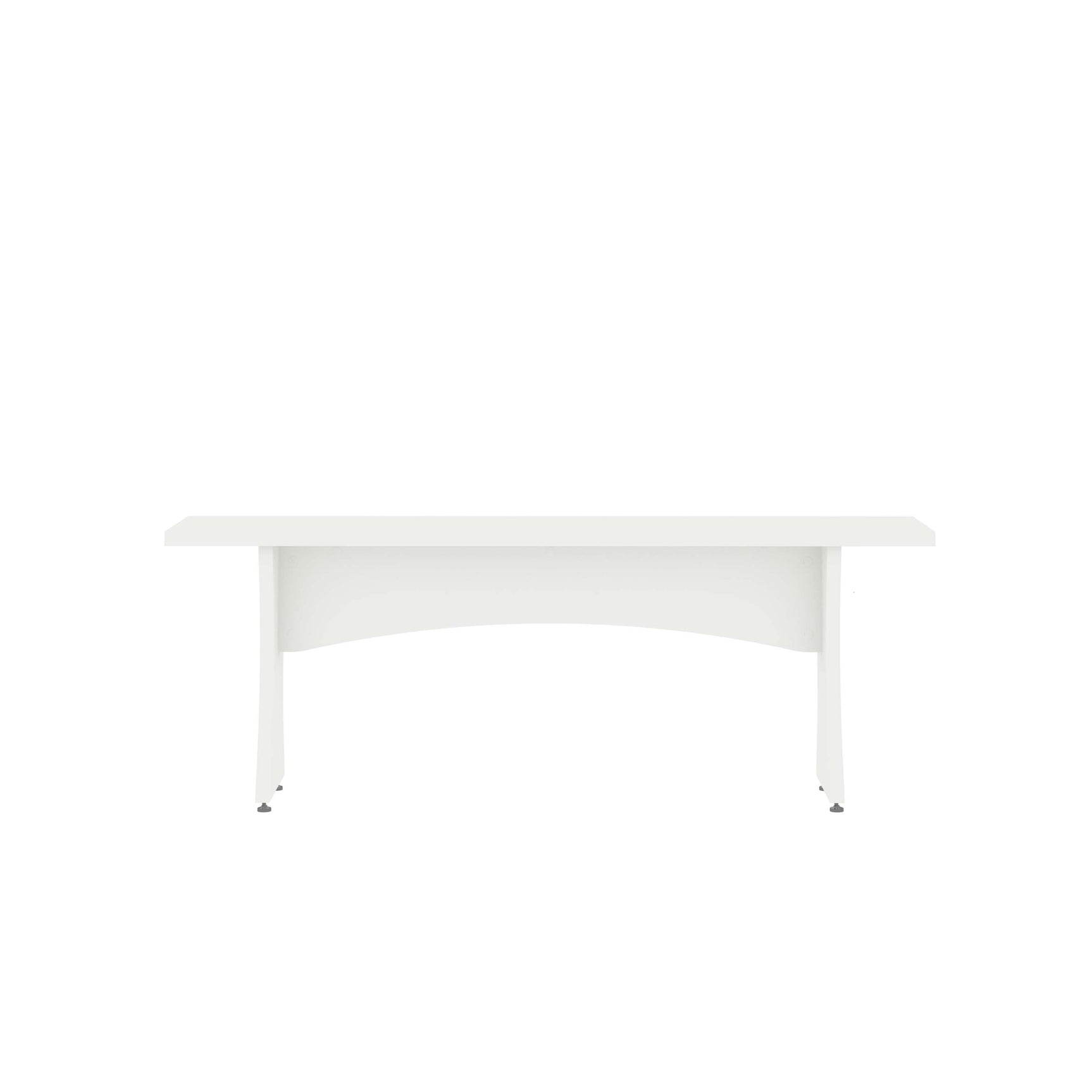 Coney Dining Bench in White (set of 2) - Ornate Home