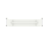 Coney Dining Bench in White (set of 2) - Ornate Home
