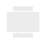 Coney Dining in White (set of 3) - Ornate Home