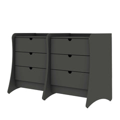 Coney Dresser in Gray (set of 2) - Ornate Home