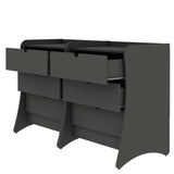 Coney Dresser in Gray (set of 2) - Ornate Home