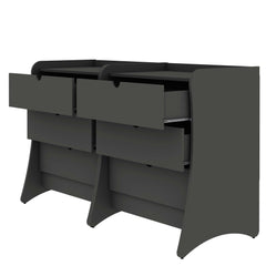 Coney Dresser in Gray (set of 2) - Ornate Home