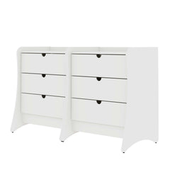 Coney Dresser in White (set of 2) - Ornate Home
