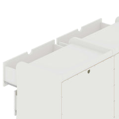 Coney Dresser in White (set of 2) - Ornate Home