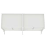 Coney Dresser in White (set of 2) - Ornate Home