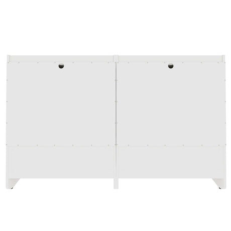 Coney Dresser in White (set of 2) - Ornate Home