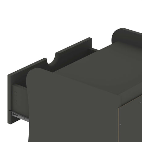 Coney Nightstand in Gray (set of 2) - Ornate Home