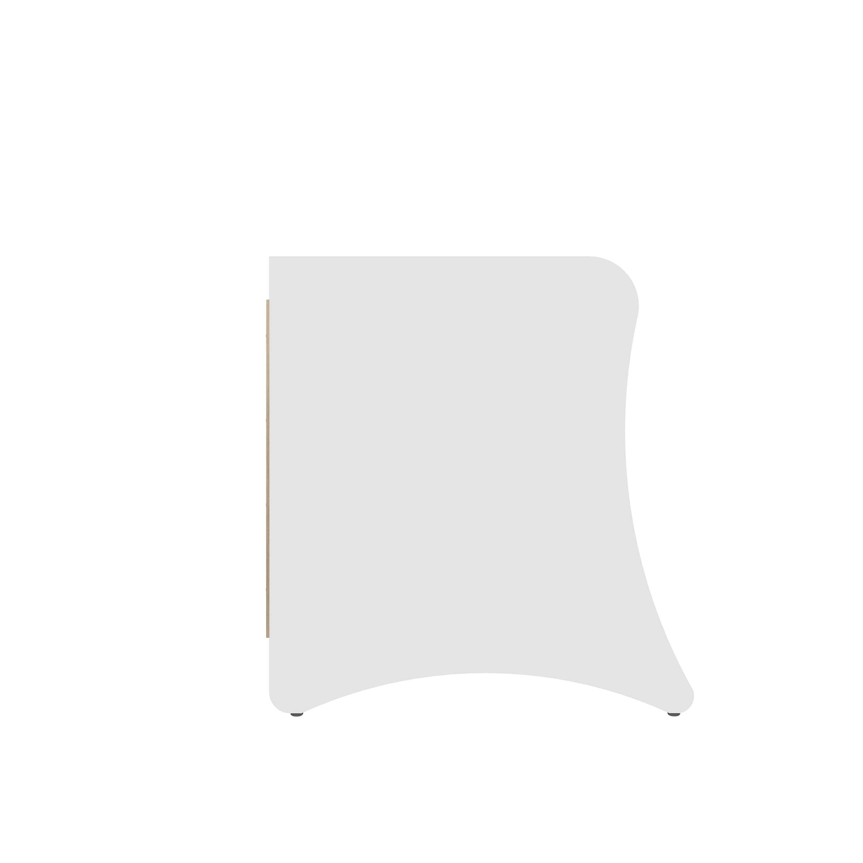 Coney Nightstand in White - Ornate Home