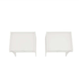 Coney Nightstand in White (set of 2) - Ornate Home