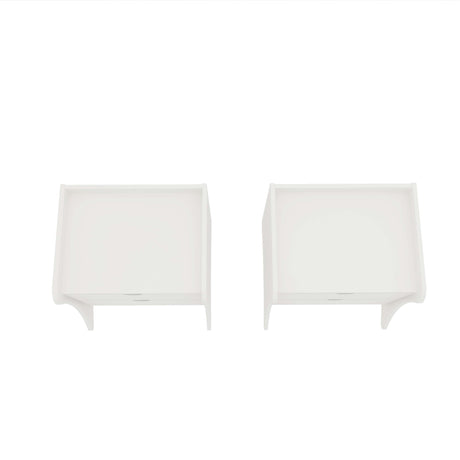 Coney Nightstand in White (set of 2) - Ornate Home
