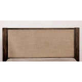 Coney Walnut/Tan Cal.King Bed - Ornate Home