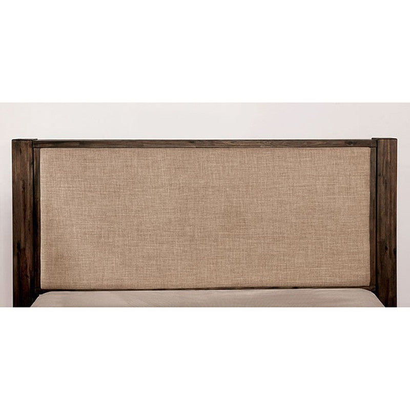 Coney Walnut/Tan Cal.King Bed - Ornate Home