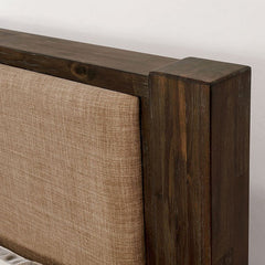 Coney Walnut/Tan Cal.King Bed - Ornate Home