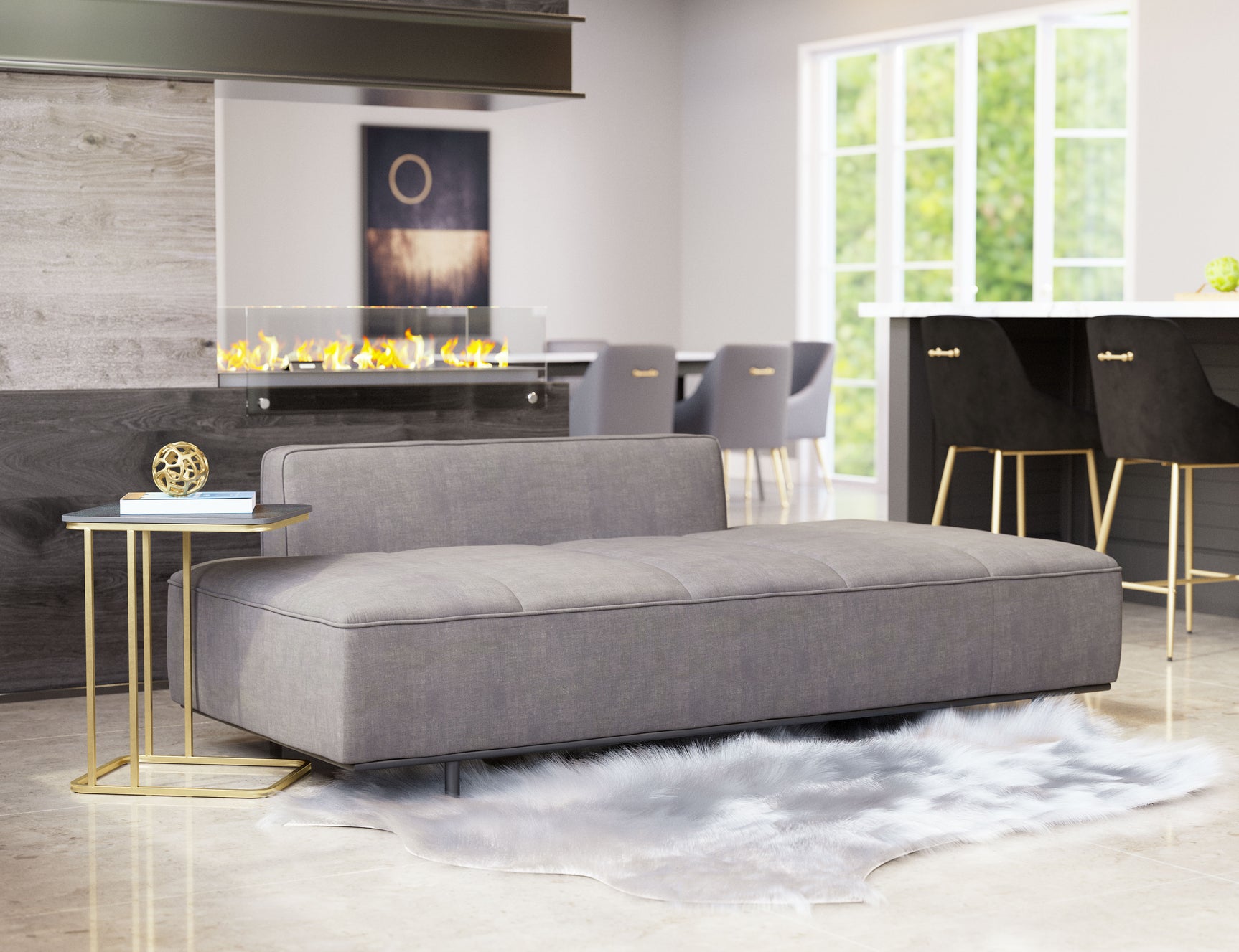 Confection Gray Sofa - Ornate Home