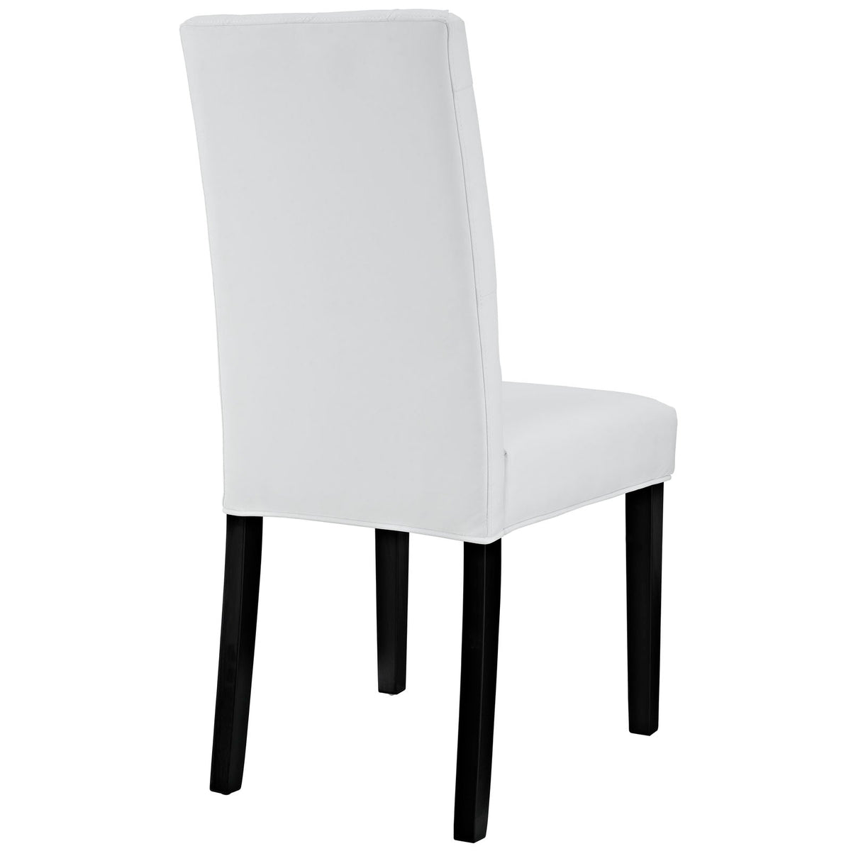 Confer White Dining Vinyl Side Chair - Ornate Home