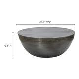 Conga Antique Zinc Coffee Table - Ornate Home