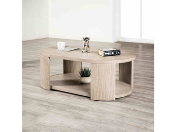 Conisbrough Oak Oval Cocktail Table - Ornate Home