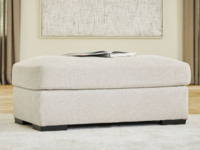 Conlee-Pike Linen Ottoman (Online Special Price) - Ornate Home