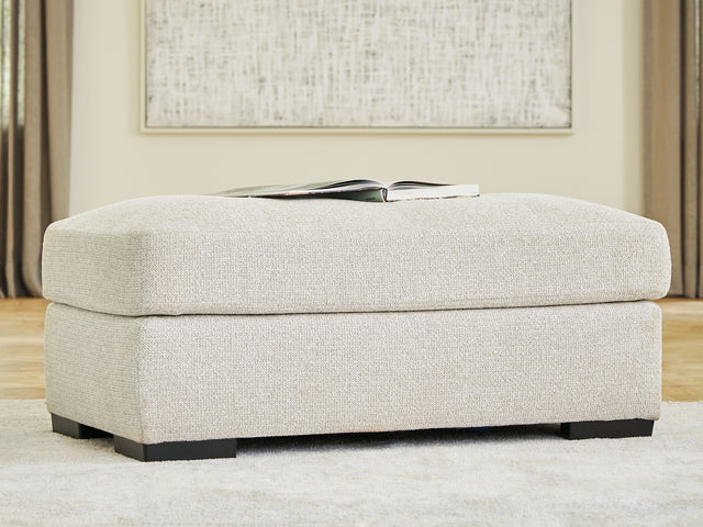 Conlee-Pike Linen Ottoman (Online Special Price) - Ornate Home