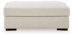 Conlee-Pike Linen Ottoman - Ornate Home