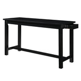 Connected Black/Gray 4-Piece Pack Counter Height Set - Ornate Home