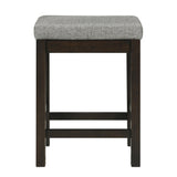 Connected Espresso/Gray 4-Piece Pack Counter Height Set - Ornate Home