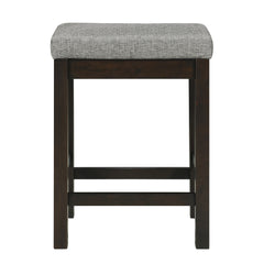 Connected Espresso/Gray 4-Piece Pack Counter Height Set - Ornate Home