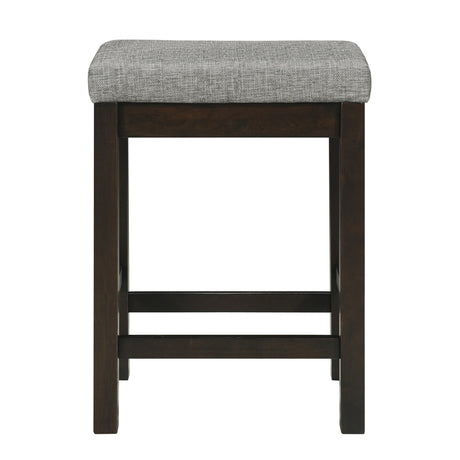 Connected Espresso/Gray 4-Piece Pack Counter Height Set - Ornate Home