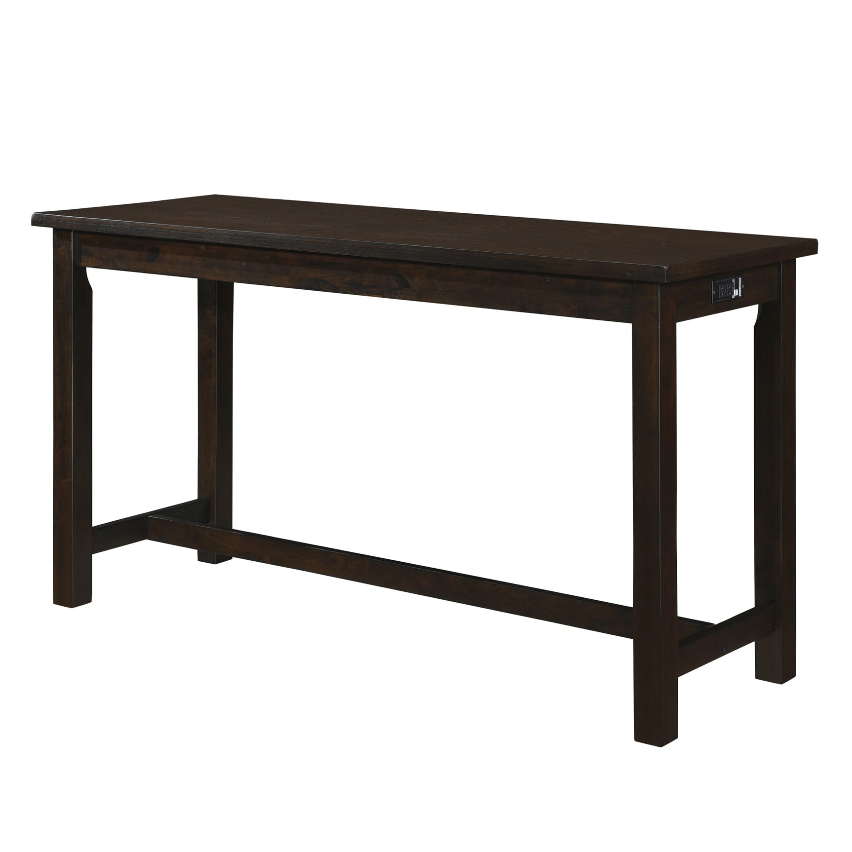 Connected Espresso/Gray 4-Piece Pack Counter Height Set - Ornate Home