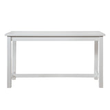 Connected White/Gray 4-Piece Pack Counter Height Set - Ornate Home