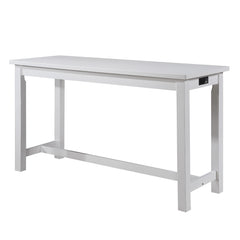 Connected White/Gray 4-Piece Pack Counter Height Set - Ornate Home