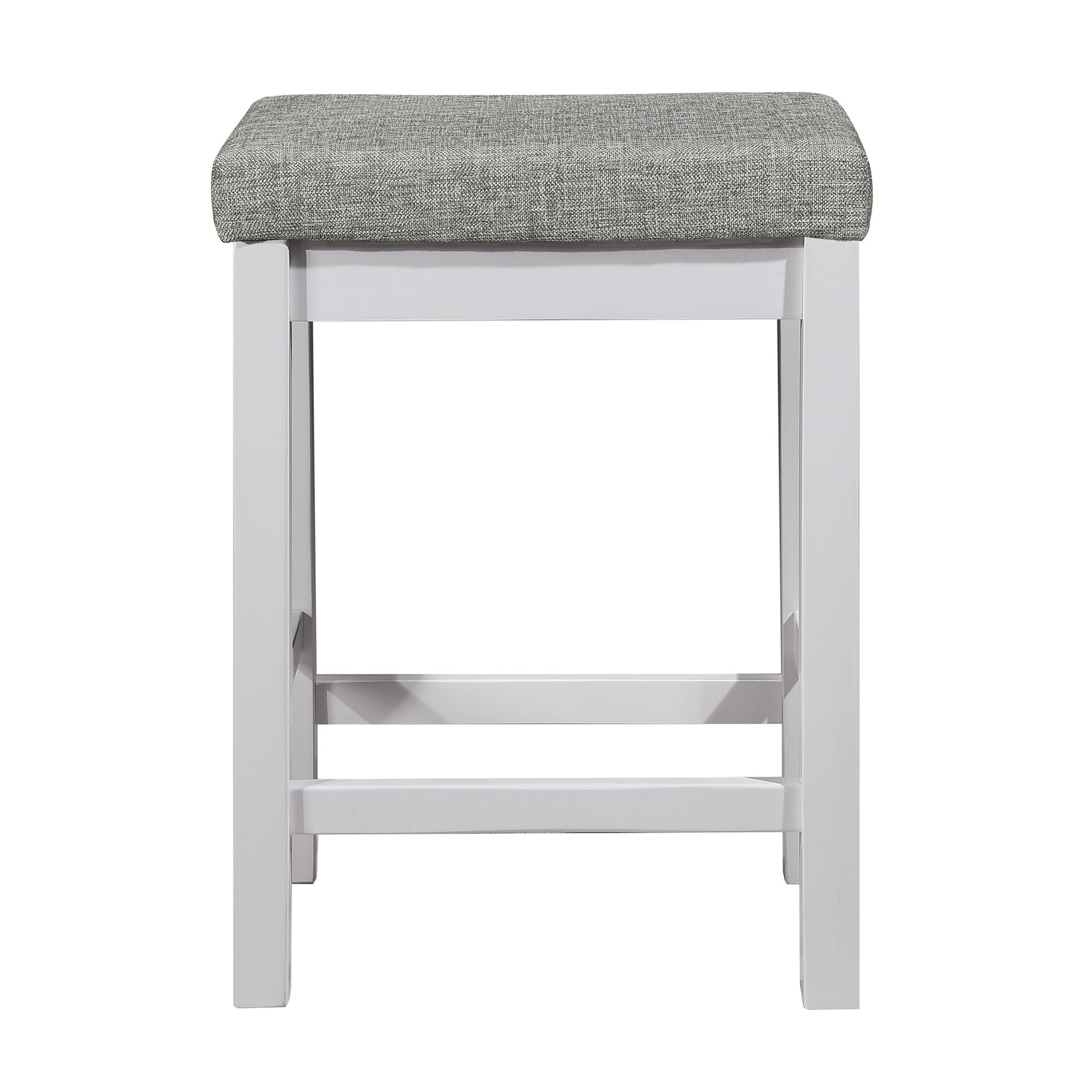 Connected White/Gray 4-Piece Pack Counter Height Set - Ornate Home