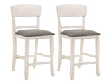 Conner Chalk/Gray Counter Height Chair (Set of 2) - Ornate Home