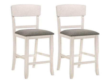 Conner Chalk/Gray Counter Height Chair (Set of 2) - Ornate Home