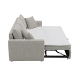 Connie Beige Boucle Sofa w/Sleeper - Ornate Home