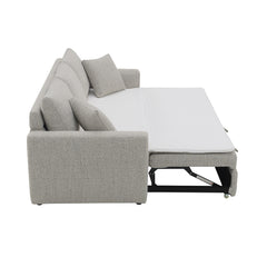Connie Beige Boucle Sofa w/Sleeper - Ornate Home