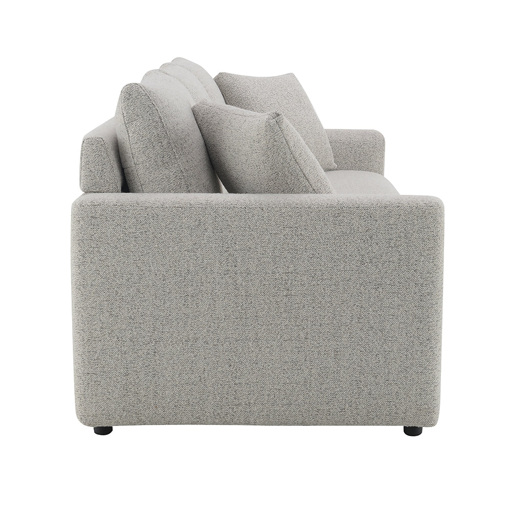 Connie Beige Boucle Sofa w/Sleeper - Ornate Home