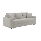 Connie Beige Boucle Sofa w/Sleeper - Ornate Home