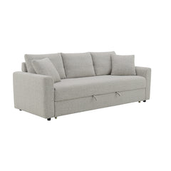 Connie Beige Boucle Sofa w/Sleeper - Ornate Home